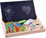 Jeu de dessin éducatif enfant | Tableau créatif avec accessoires – Image 2
