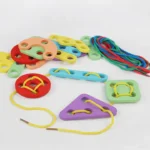Jeu éducatif en bois avec engrenages pour enfants – Image 2