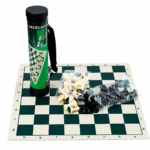 Jeu d’échecs portable avec échiquier et pièces complètes