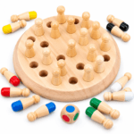 Jeu mémoire en bois pour enfants – Logique et mémoire – Image 3