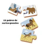 Jeu Animaux et Leurs Petits – Puzzle Éducatif – Image 3