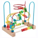 Labyrinthe de Perles en Bois – Jeu Éducatif Enfant